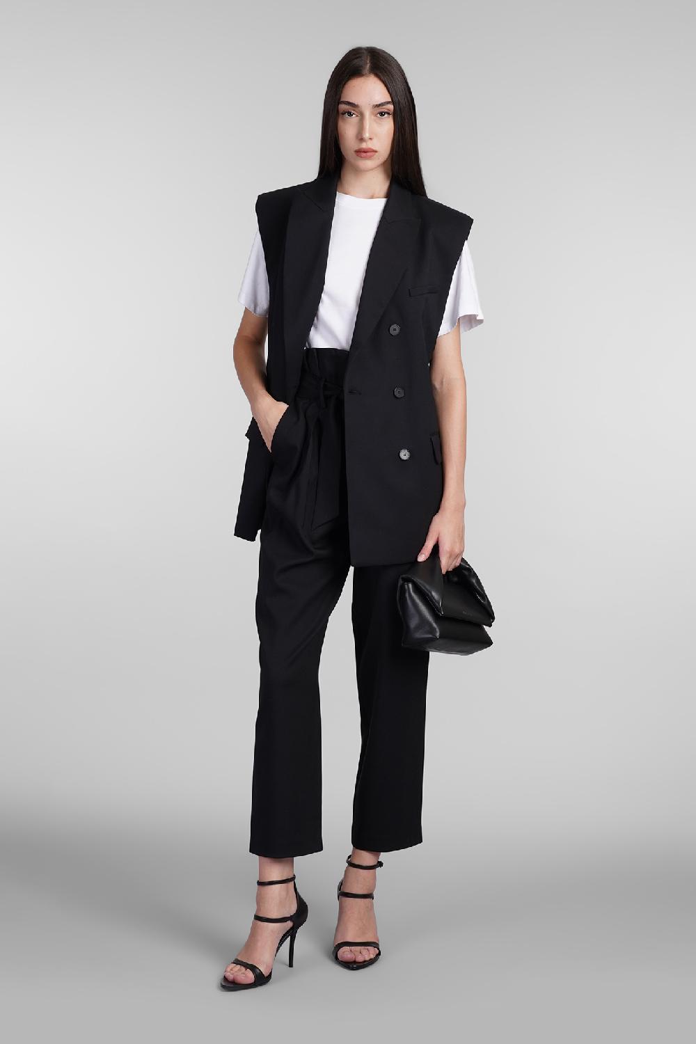 Deliberti Iro Blazer Anilah In Viscosa Nera Cod. 407097 - Deliberti The Luxury Shopping