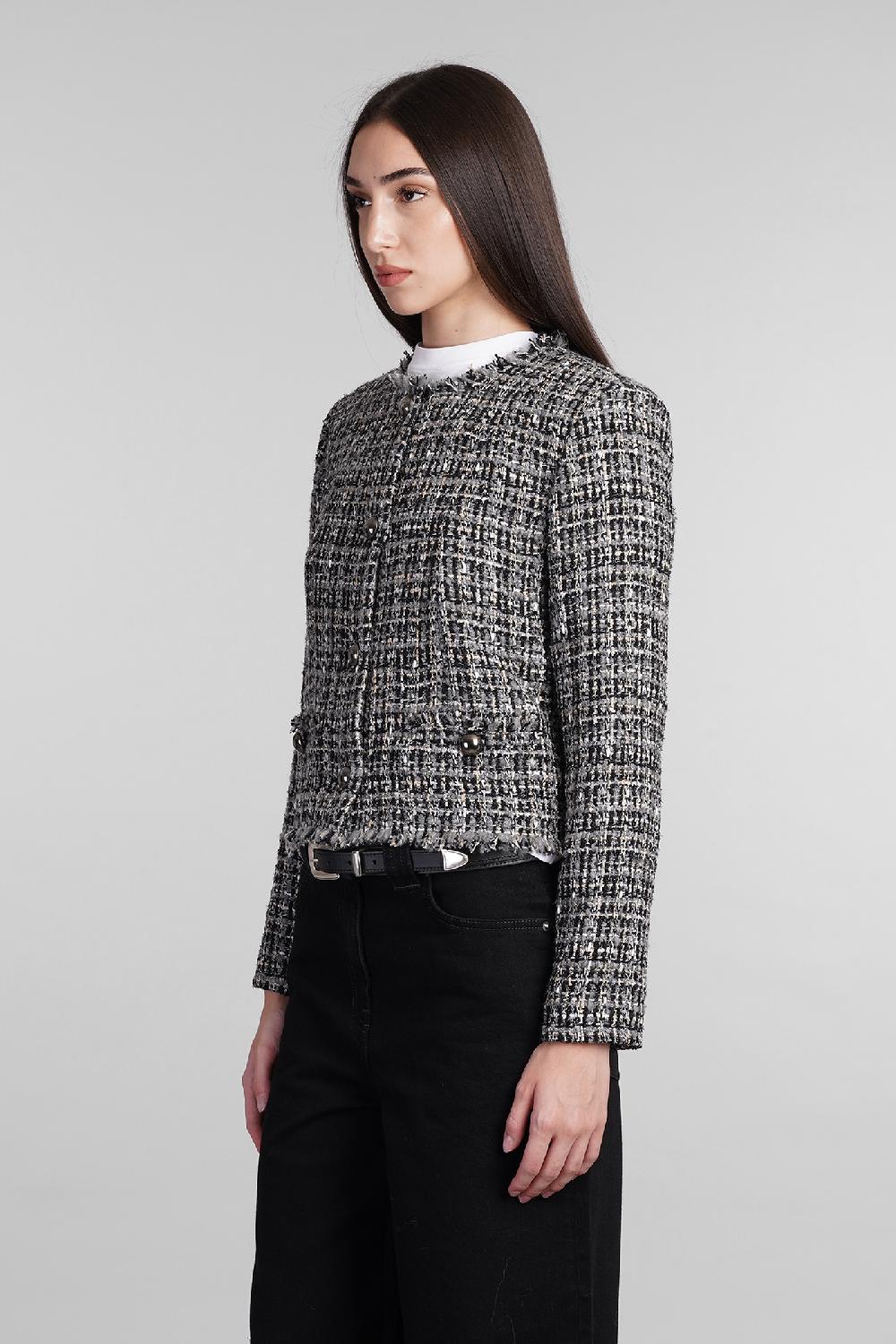 Deliberti Iro Giacca Casual Brunah In Poliestere Grigio Cod. 407099 - Deliberti The Luxury Shopping