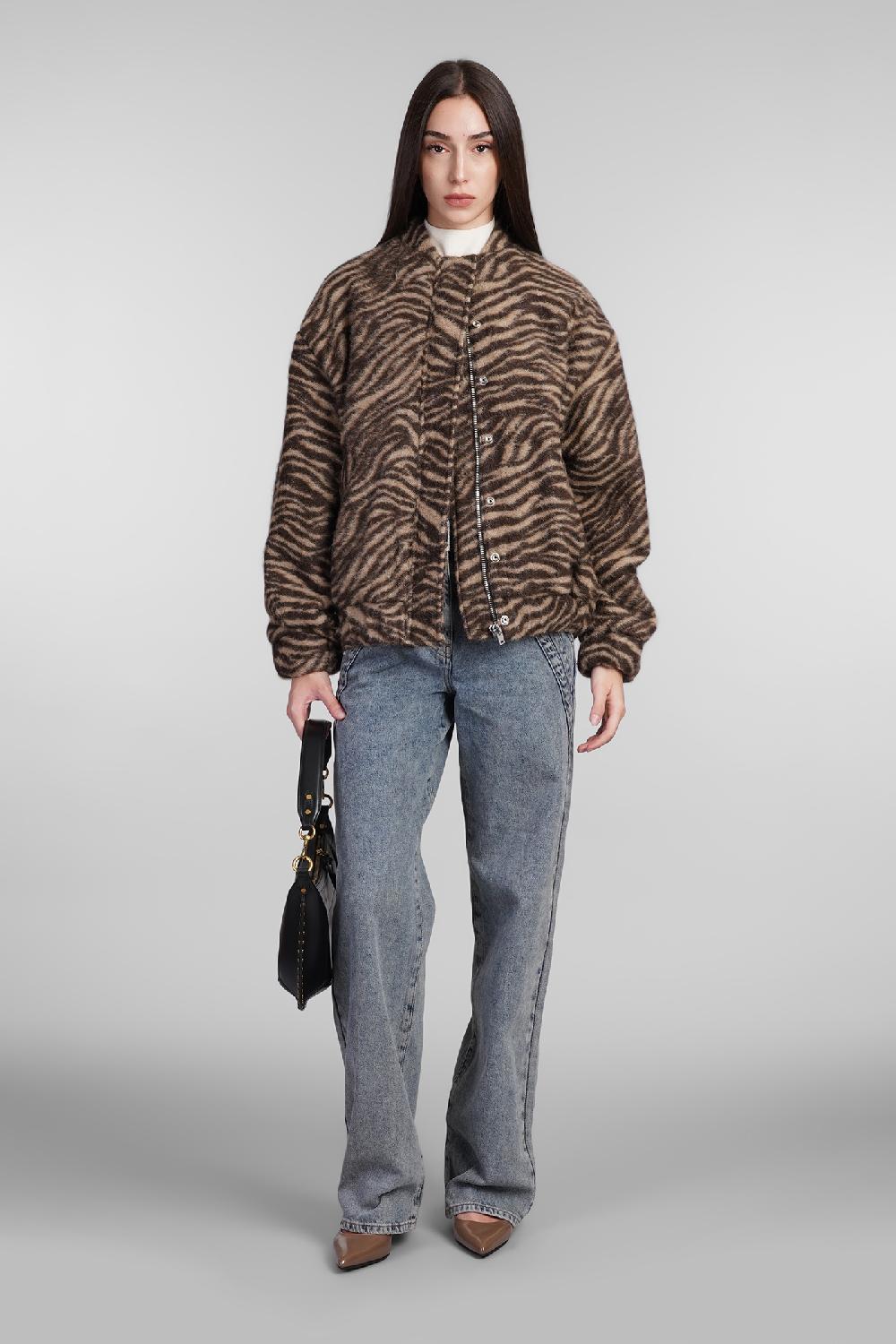 Deliberti Iro Giacca Casual Louane In Lana Marrone Cod. 407119 - Deliberti The Luxury Shopping