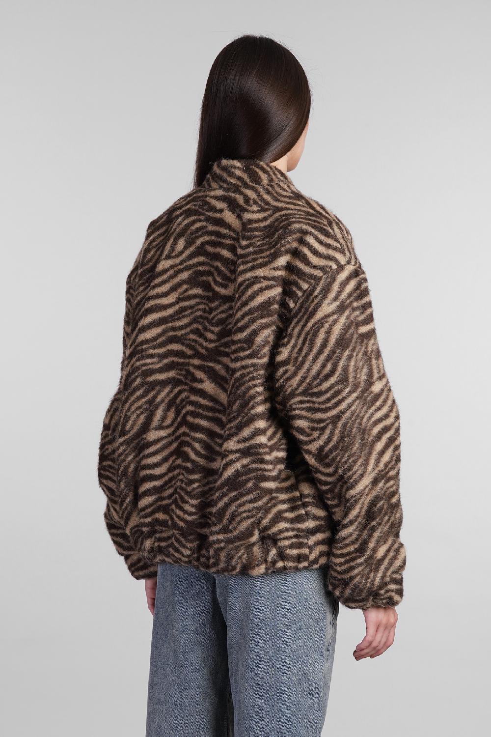 Deliberti Iro Giacca Casual Louane In Lana Marrone Cod. 407119 - Deliberti The Luxury Shopping