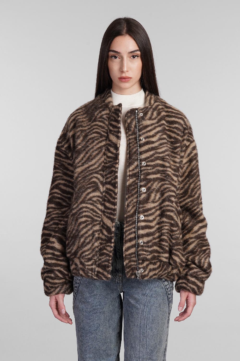 Deliberti Iro Giacca casual louane in lana marrone cod. 407119 - Deliberti The Luxury Shopping