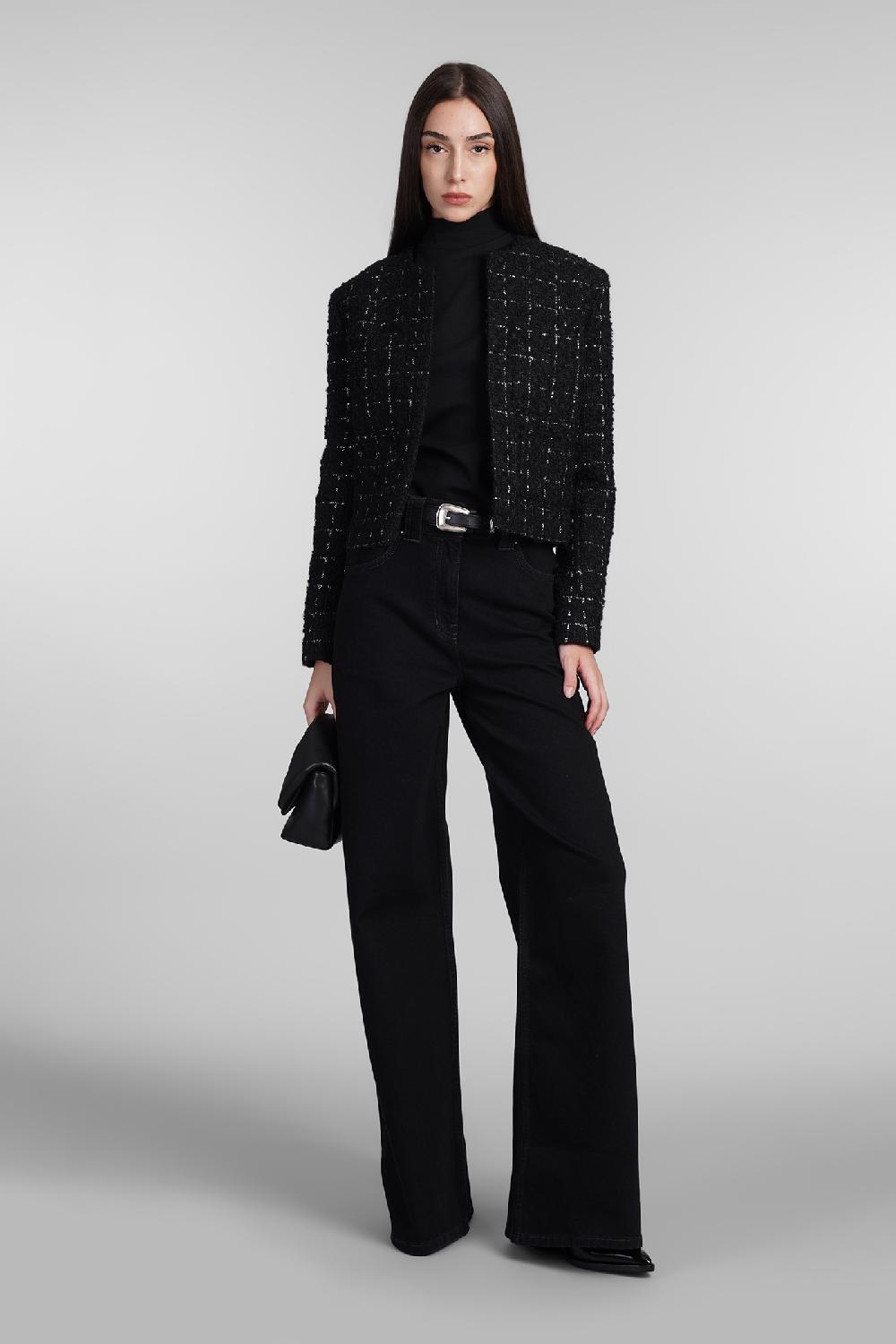 Deliberti Iro Giacca Casual Malano In Lana Nera Cod. 407117 - Deliberti The Luxury Shopping