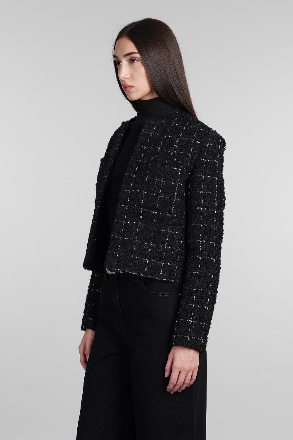 Deliberti Iro Giacca Casual Malano In Lana Nera Cod. 407117 - Deliberti The Luxury Shopping