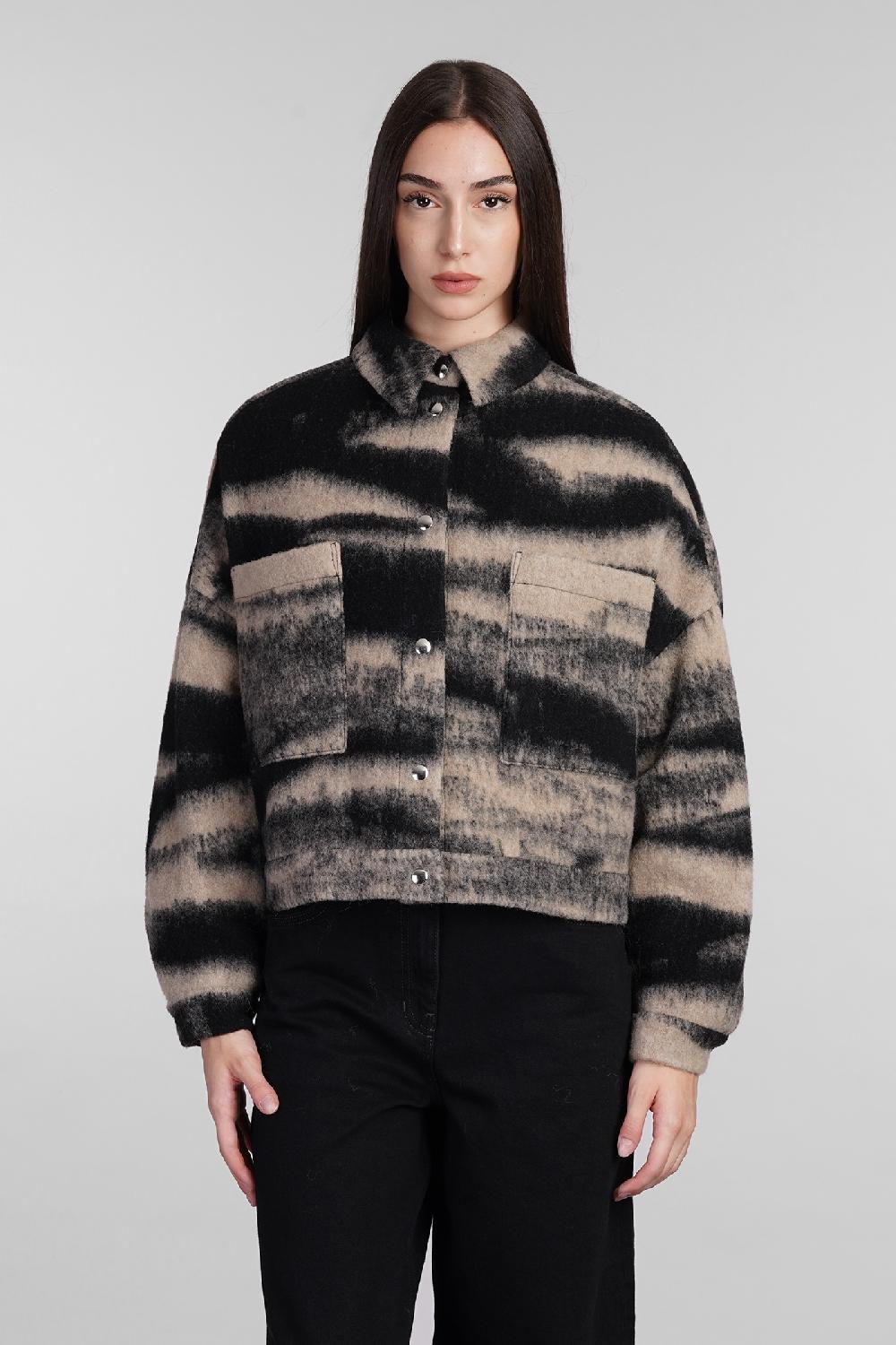 Deliberti Iro Giacca casual ophaline in lana beige cod. 407100 - Deliberti The Luxury Shopping