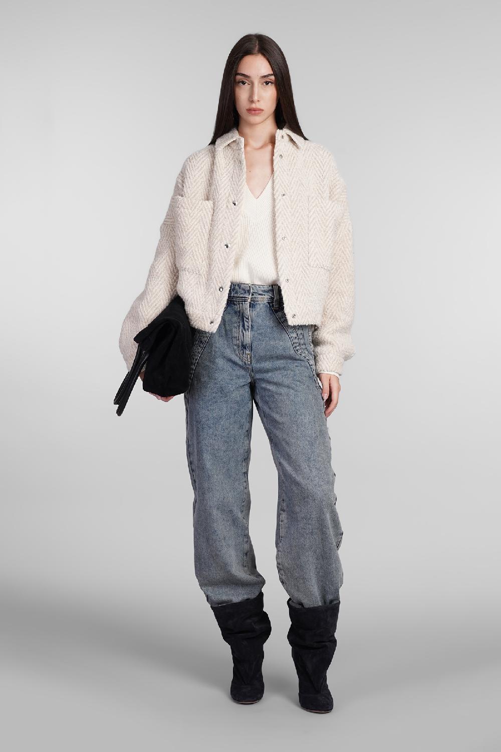 Deliberti Iro Giacca Casual Serza In Lana Beige Cod. 407122 - Deliberti The Luxury Shopping