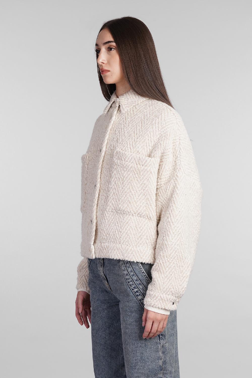 Deliberti Iro Giacca Casual Serza In Lana Beige Cod. 407122 - Deliberti The Luxury Shopping