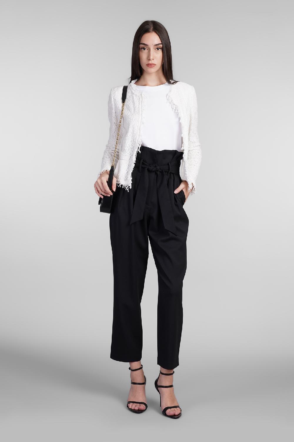 Deliberti Iro Giacca Casual Shavani In Cotone Bianco Cod. 407075 - Deliberti The Luxury Shopping