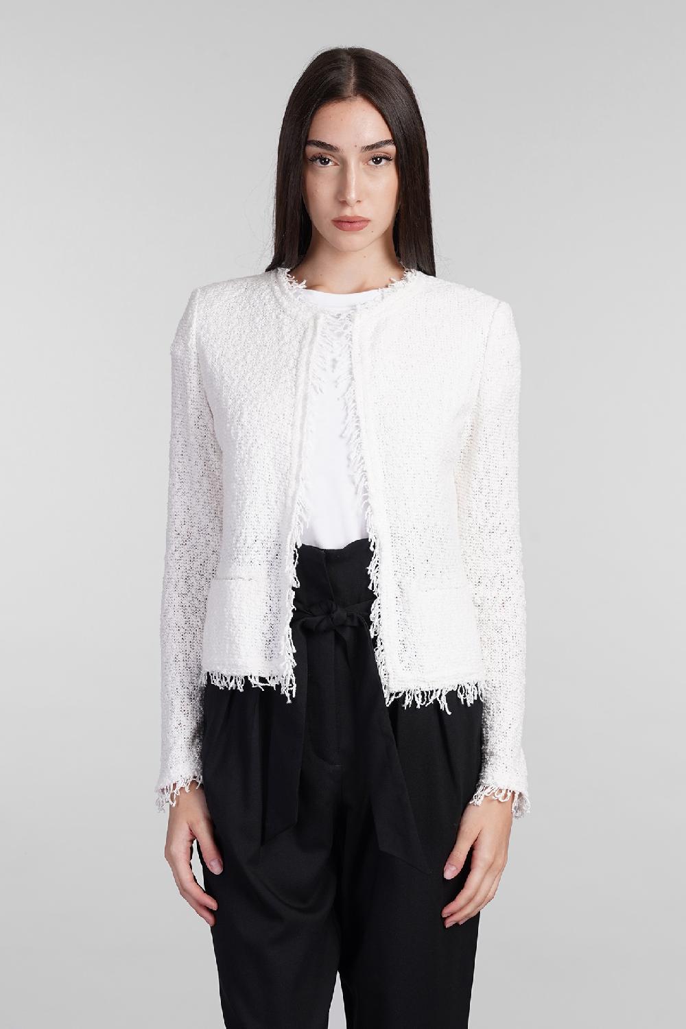 Deliberti Iro Giacca casual shavani in cotone bianco cod. 407075 - Deliberti The Luxury Shopping