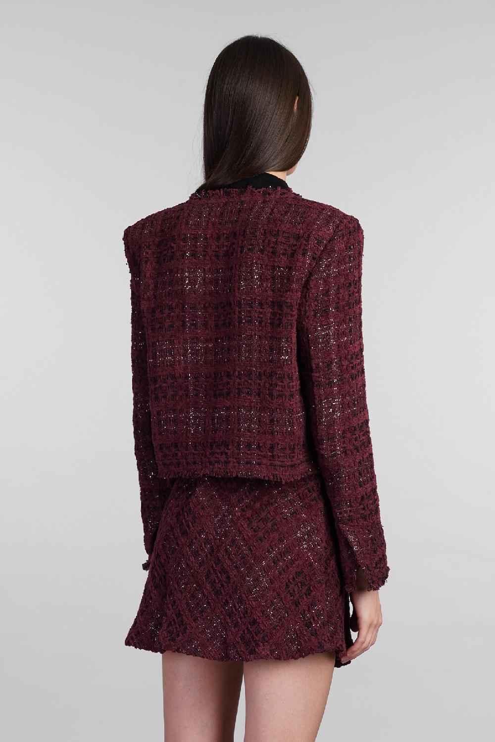 Deliberti Iro Giacca Casual Sonesta In Cotone Bordeaux Cod. 407102 - Deliberti The Luxury Shopping