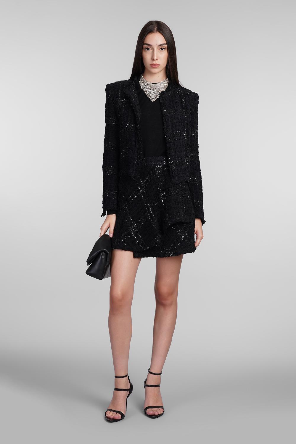 Deliberti Iro Giacca Casual Sonesta In Cotone Nero Cod. 407101 - Deliberti The Luxury Shopping