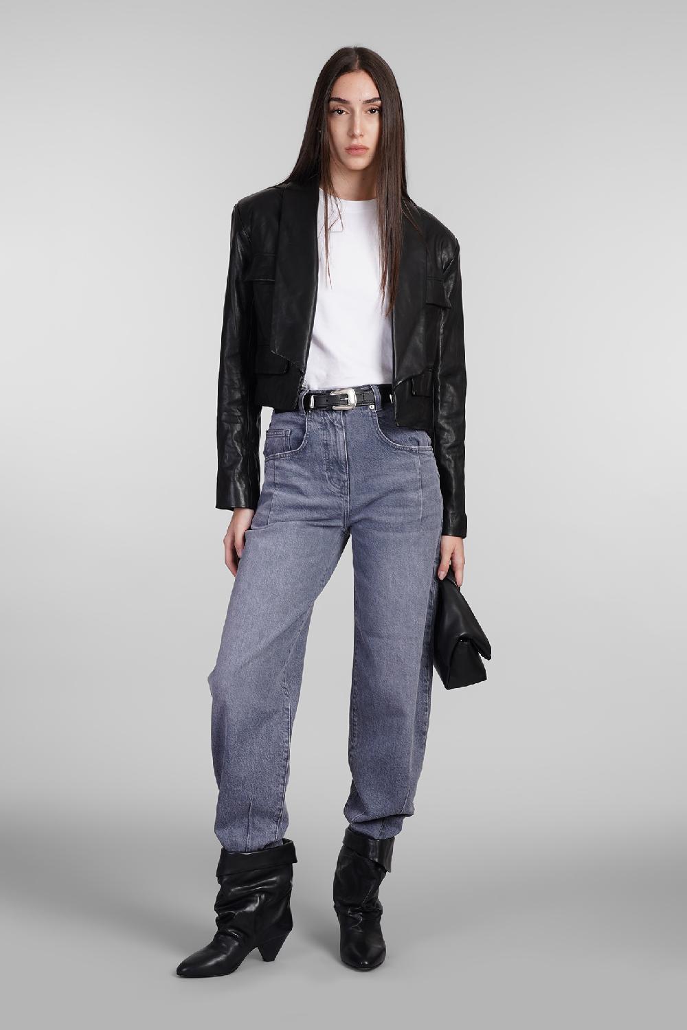 Deliberti Iro Giacca In Pelle Cybele In Pelle Nera Cod. 407110 - Deliberti The Luxury Shopping