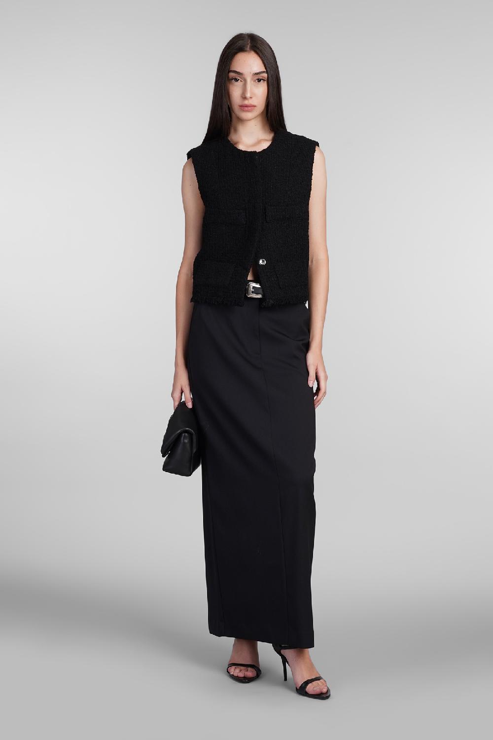 Deliberti Iro Gilet Ralphi In Poliestere Nero Cod. 407124 - Deliberti The Luxury Shopping