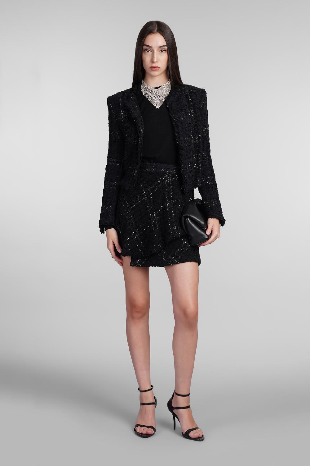 Deliberti Iro Gonna Solfin In Cotone Nero Cod. 407107 - Deliberti The Luxury Shopping