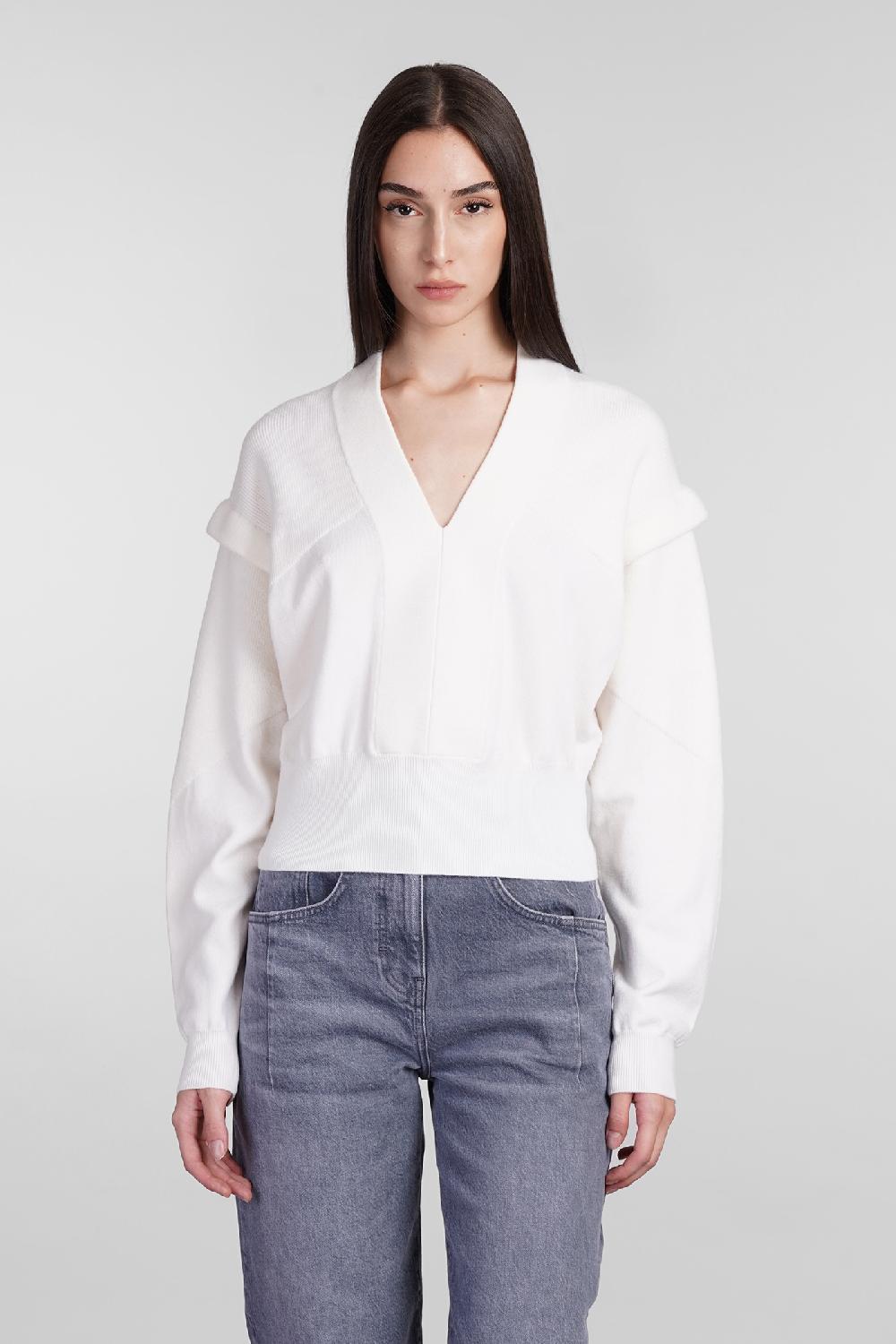 Deliberti Iro Maglia azura in lana beige cod. 407111 - Deliberti The Luxury Shopping