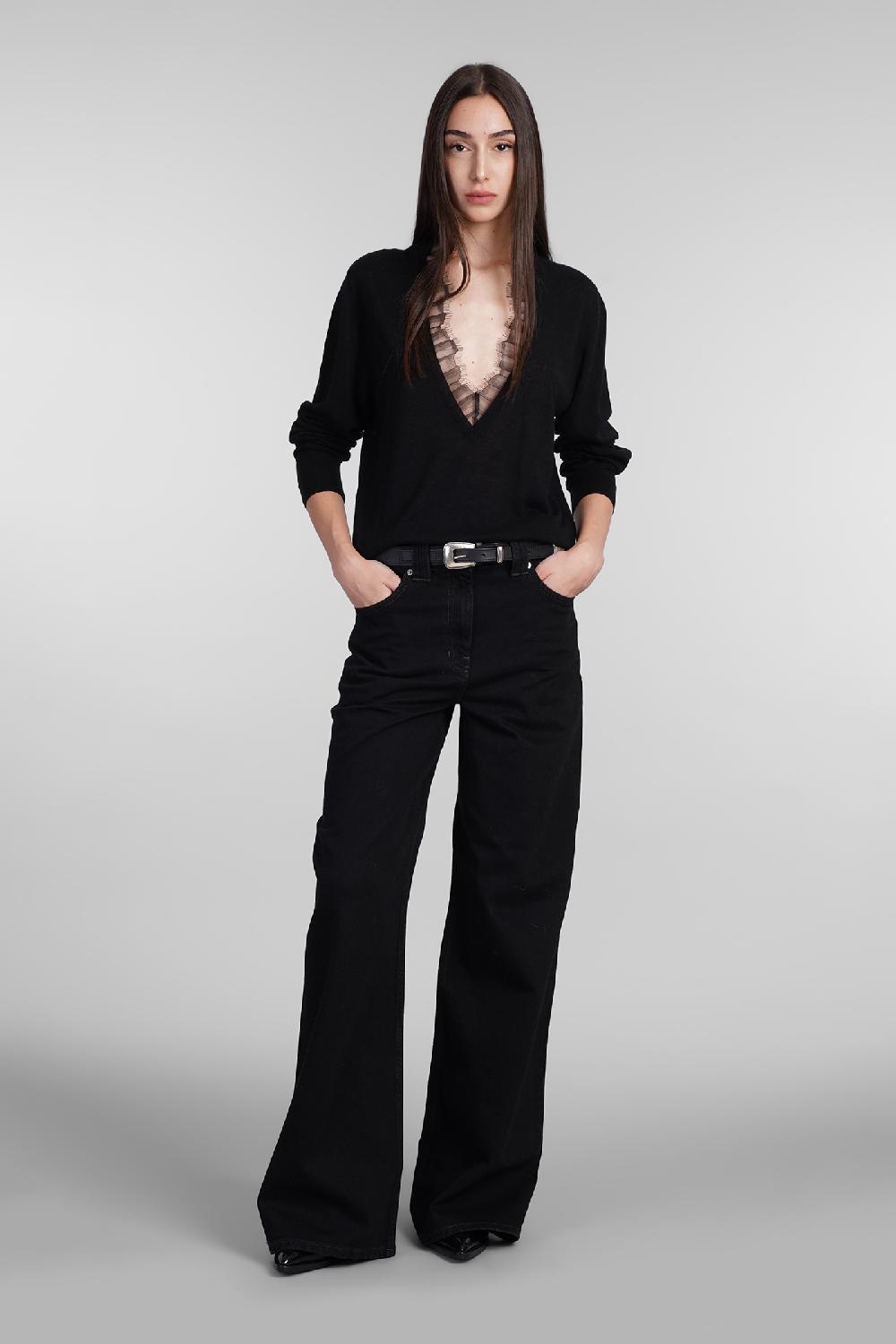 Deliberti Iro Maglia Haby In Lana Nera Cod. 407076 - Deliberti The Luxury Shopping