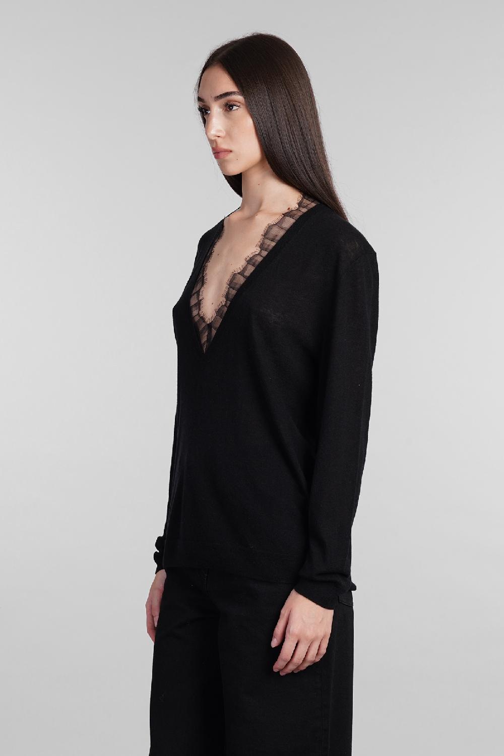 Deliberti Iro Maglia Haby In Lana Nera Cod. 407076 - Deliberti The Luxury Shopping