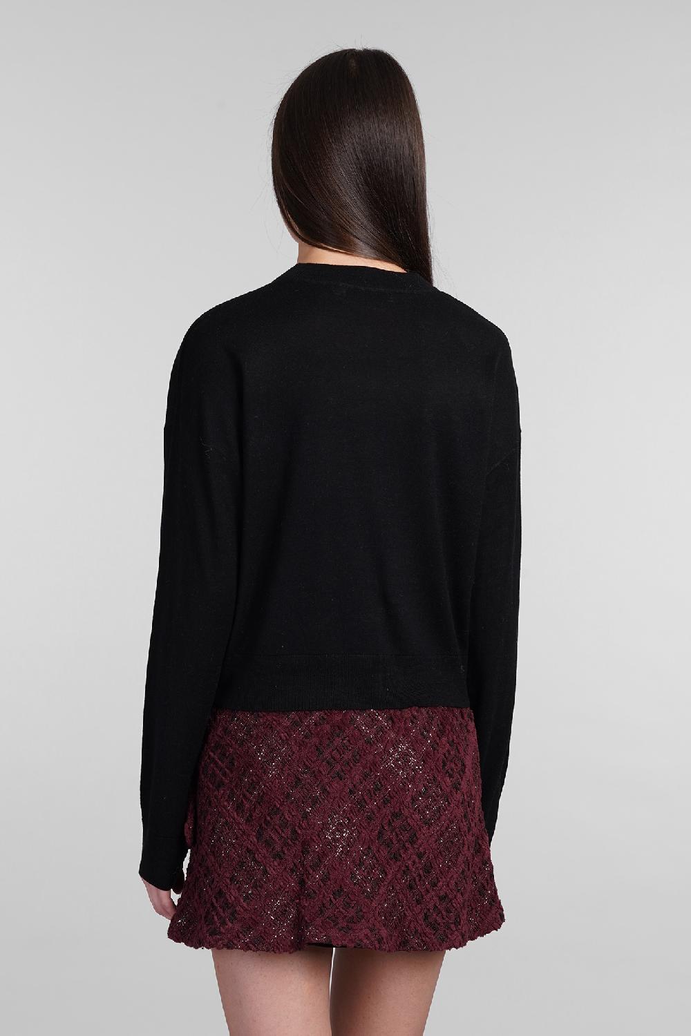 Deliberti Iro Maglia Lova In Seta Nera Cod. 407086 - Deliberti The Luxury Shopping