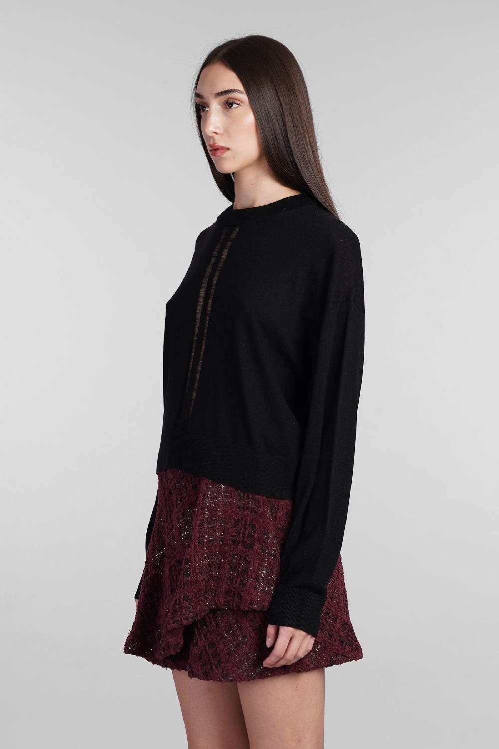 Deliberti Iro Maglia Lova In Seta Nera Cod. 407086 - Deliberti The Luxury Shopping