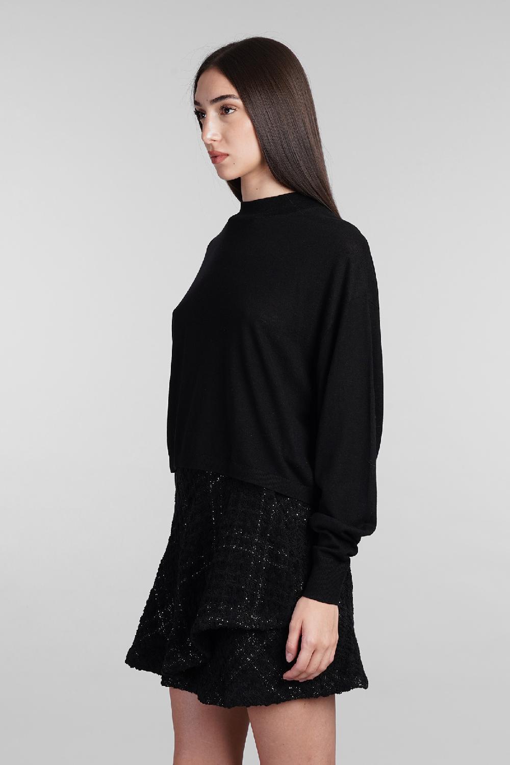 Deliberti Iro Maglia Lya In Seta Nera Cod. 407087 - Deliberti The Luxury Shopping