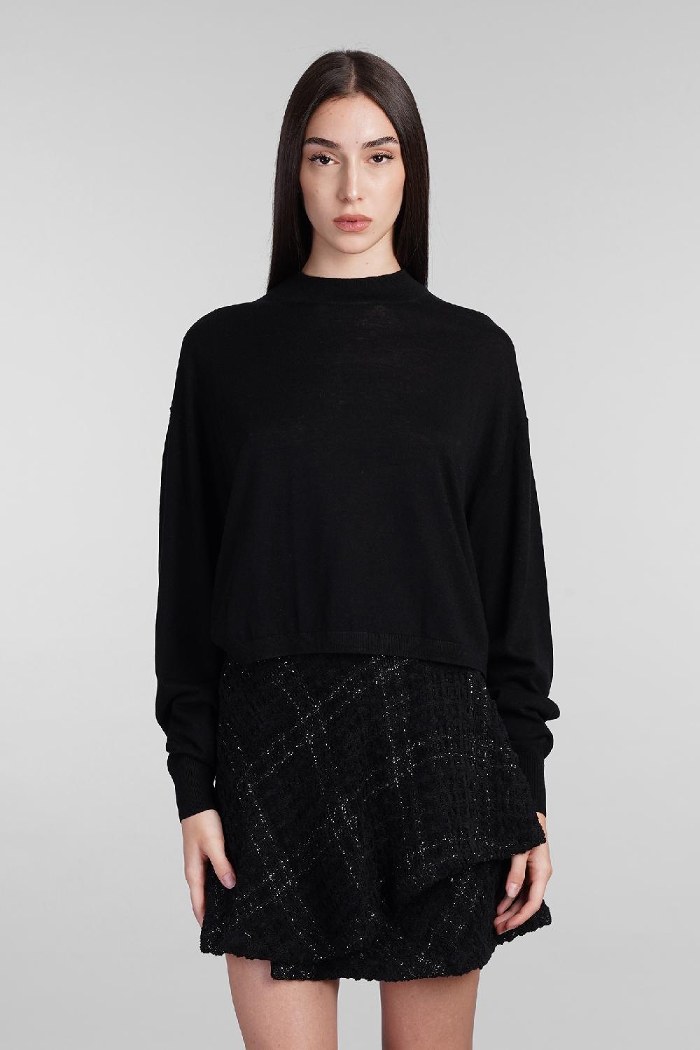 Deliberti Iro Maglia lya in seta nera cod. 407087 - Deliberti The Luxury Shopping