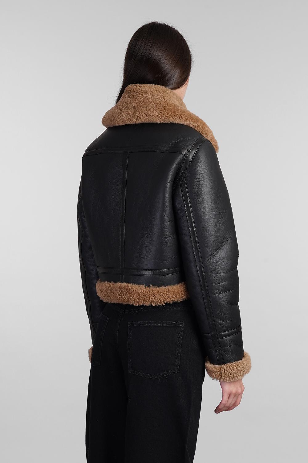 Deliberti Iro Montone Berrin In Pelle Nera Cod. 407092 - Deliberti The Luxury Shopping