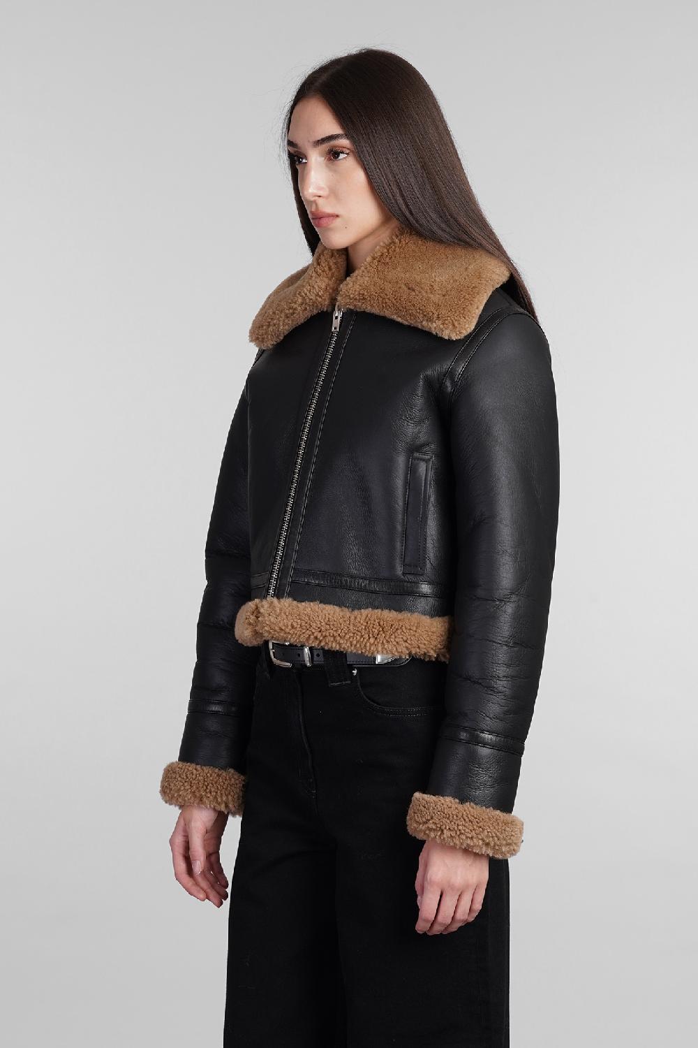 Deliberti Iro Montone Berrin In Pelle Nera Cod. 407092 - Deliberti The Luxury Shopping