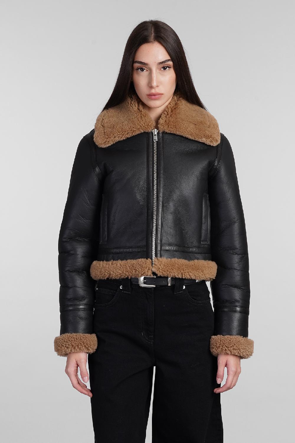 Deliberti Iro Montone berrin in pelle nera cod. 407092 - Deliberti The Luxury Shopping