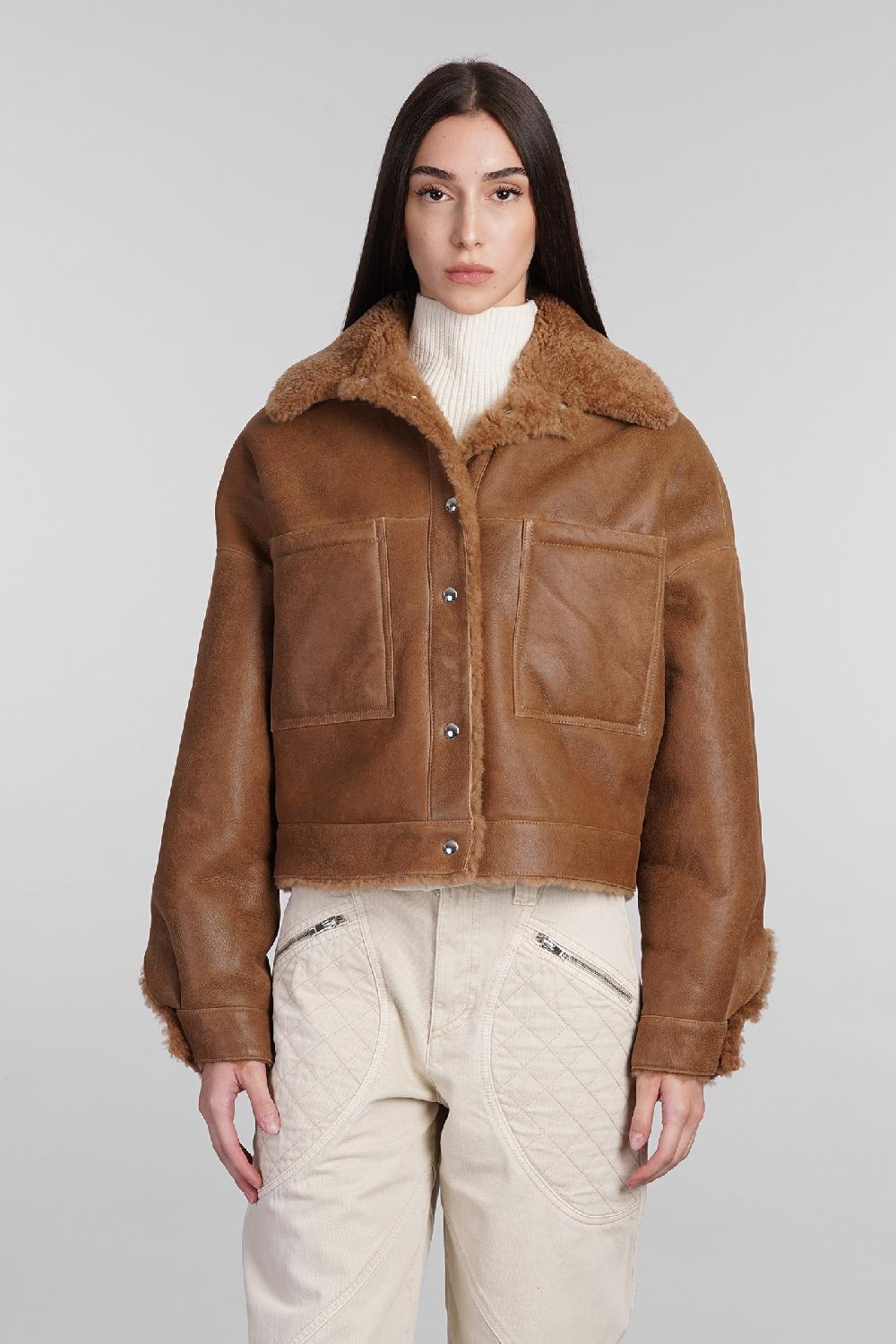 Deliberti Iro Pelliccia nevisa in pelle cammello cod. 407095 - Deliberti The Luxury Shopping