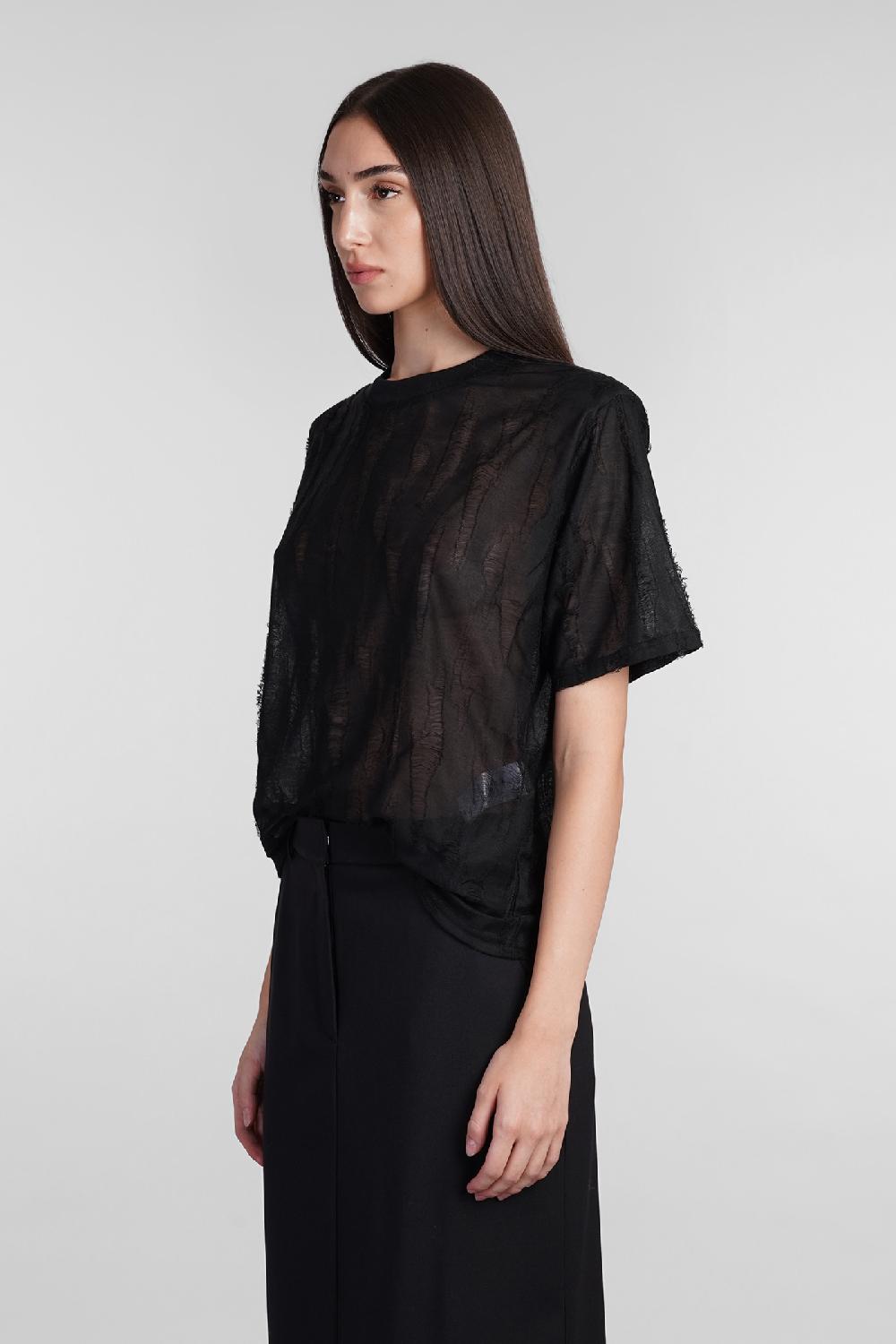 Deliberti Iro Topwear Hisore In Poliestere Nero Cod. 407090 - Deliberti The Luxury Shopping