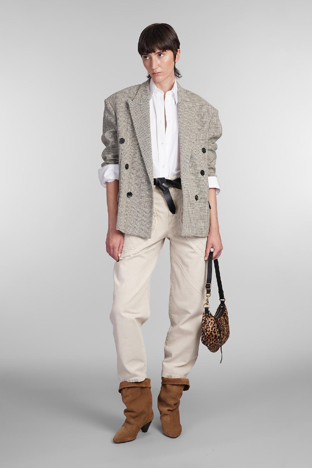 Deliberti Isabel Marant Blazer Klero In Lana Beige Cod. 405189 - Deliberti The Luxury Shopping