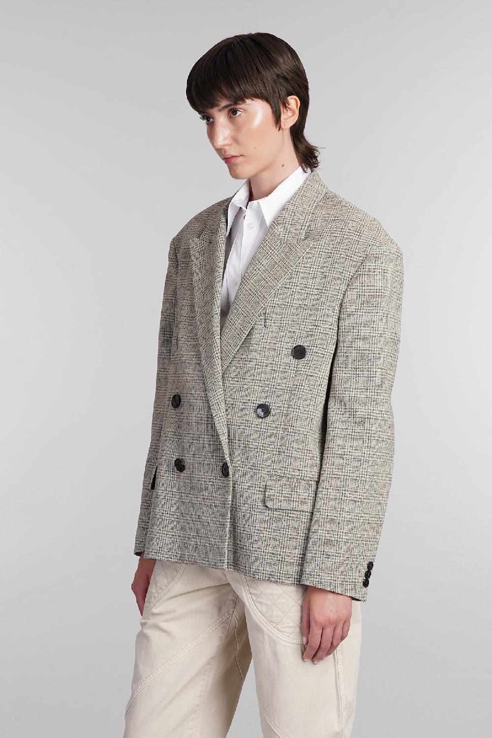 Deliberti Isabel Marant Blazer Klero In Lana Beige Cod. 405189 - Deliberti The Luxury Shopping