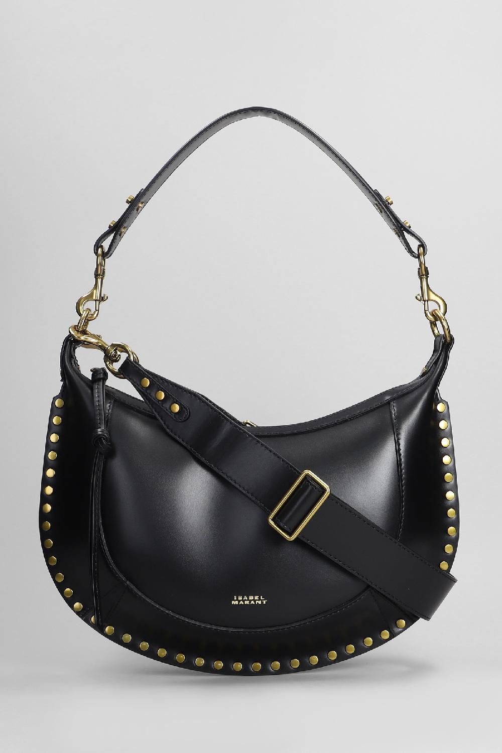 Deliberti Isabel Marant Borsa a spalla naoko in pelle nera cod. 402757 - Deliberti The Luxury Shopping