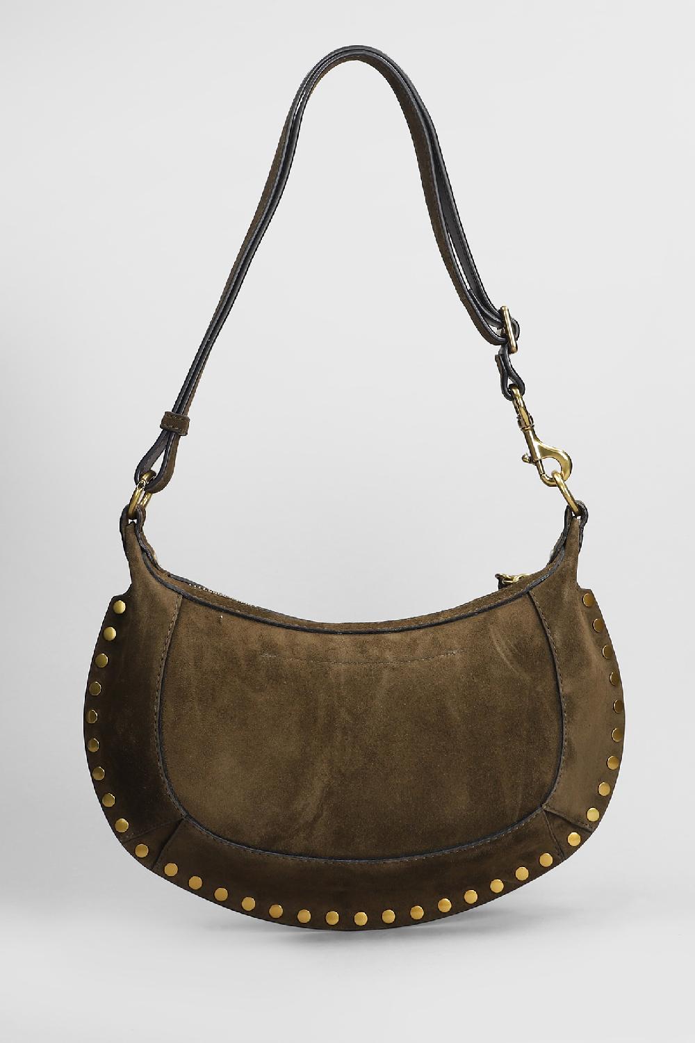 Deliberti Isabel Marant Borsa A Spalla Oskan Moon In Camoscio Marrone Cod. 407746 - Deliberti The Luxury Shopping