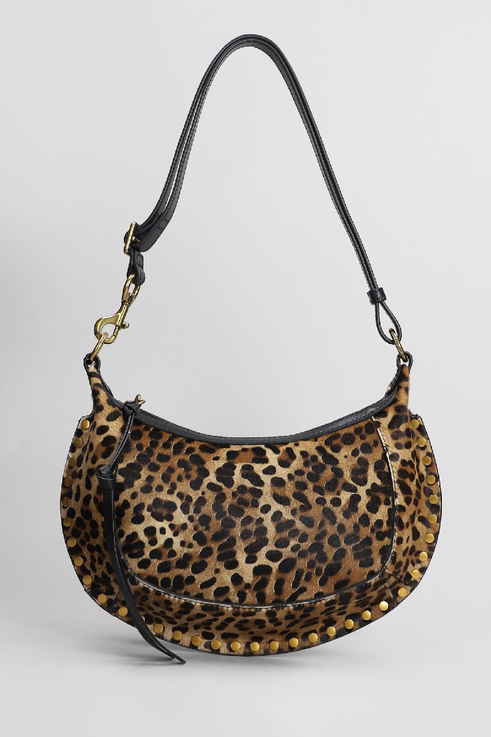 Deliberti Isabel Marant Borsa a spalla oskan moon in cavallino animalier cod. 405210 - Deliberti The Luxury Shopping