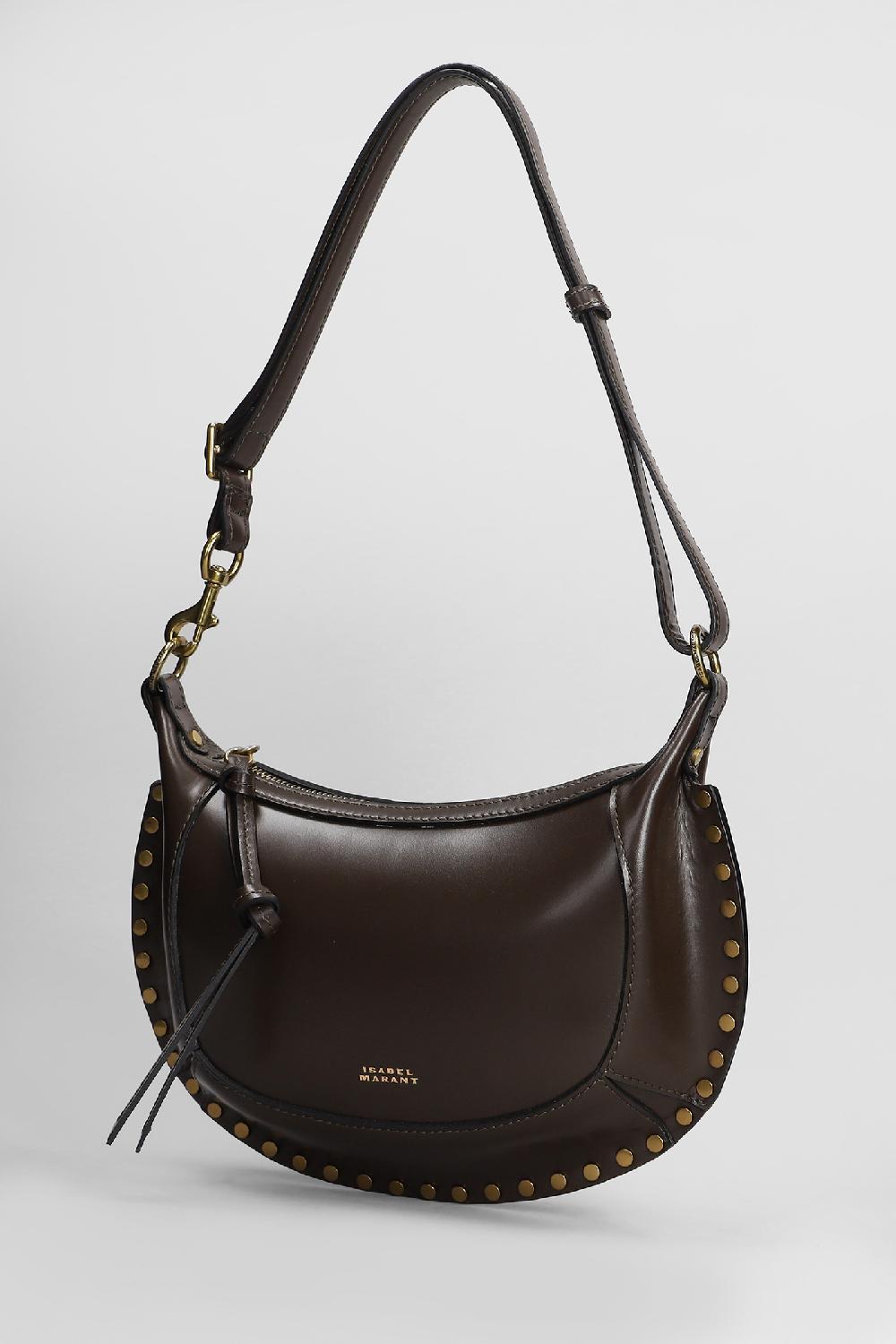 Deliberti Isabel Marant Borsa A Spalla Oskan Moon In Pelle Marrone Cod. 407747 - Deliberti The Luxury Shopping