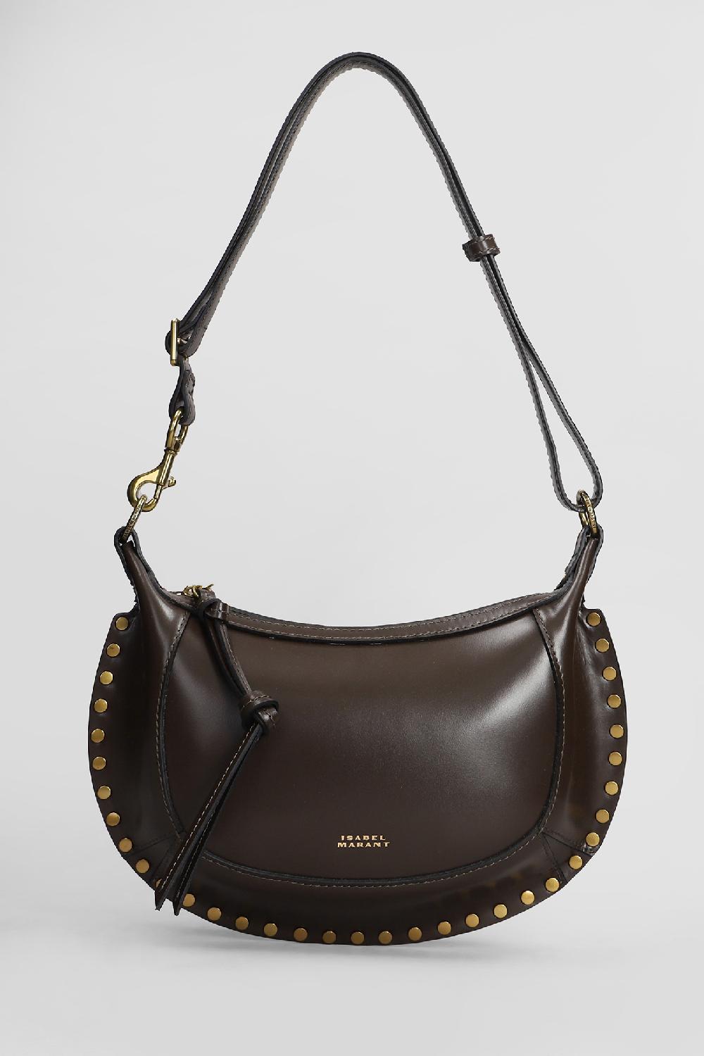 Deliberti Isabel Marant Borsa a spalla oskan moon in pelle marrone cod. 407747 - Deliberti The Luxury Shopping