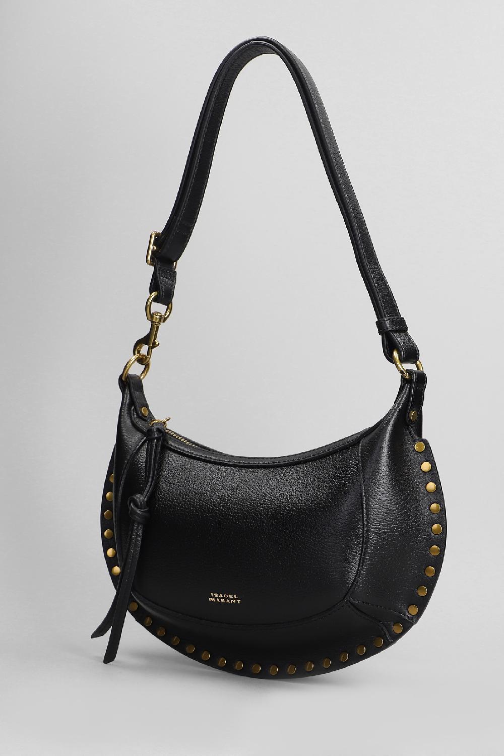 Deliberti Isabel Marant Borsa A Spalla Oskan Moon In Pelle Nera Cod. 402758 - Deliberti The Luxury Shopping