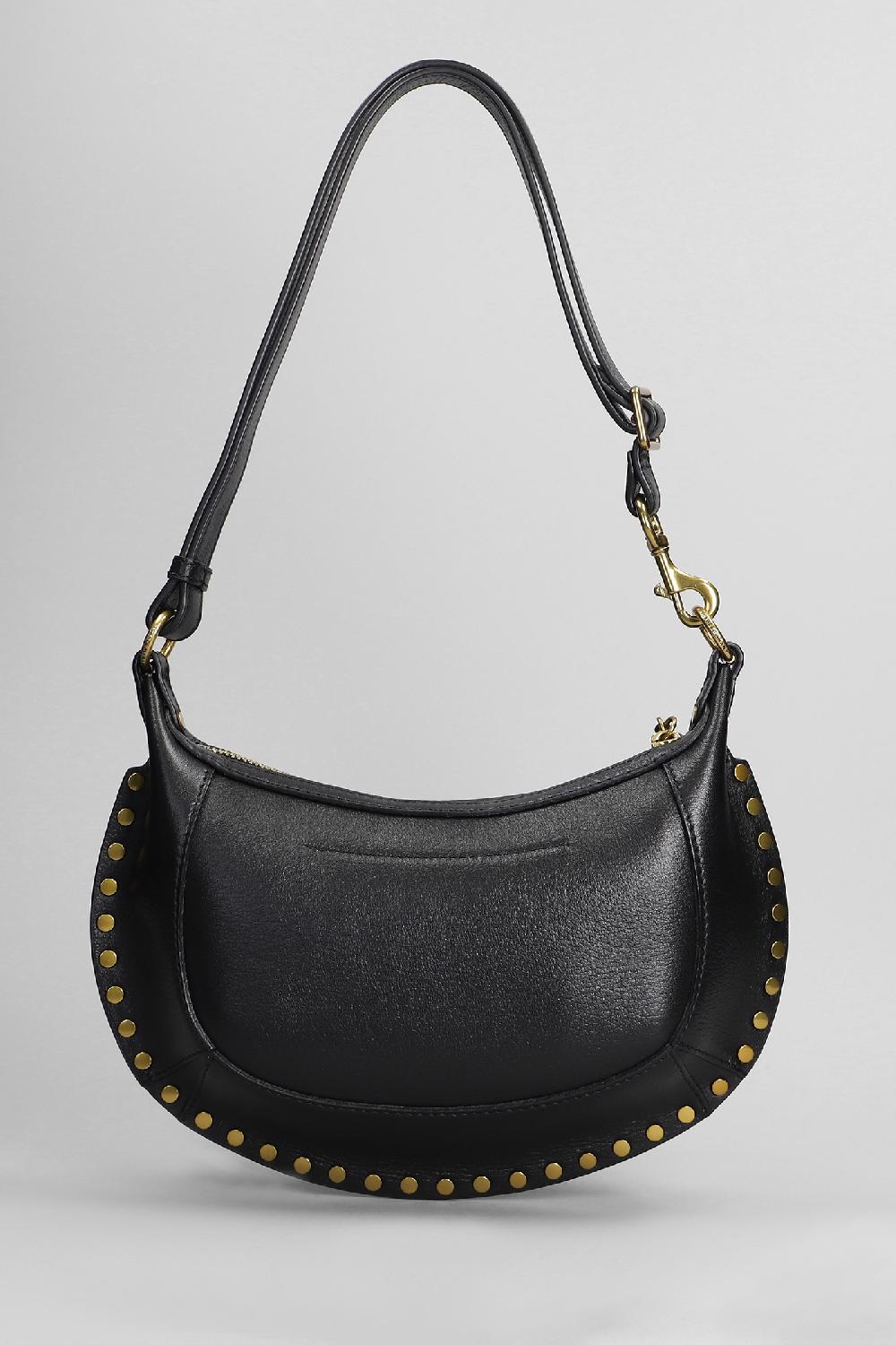 Deliberti Isabel Marant Borsa A Spalla Oskan Moon In Pelle Nera Cod. 402758 - Deliberti The Luxury Shopping