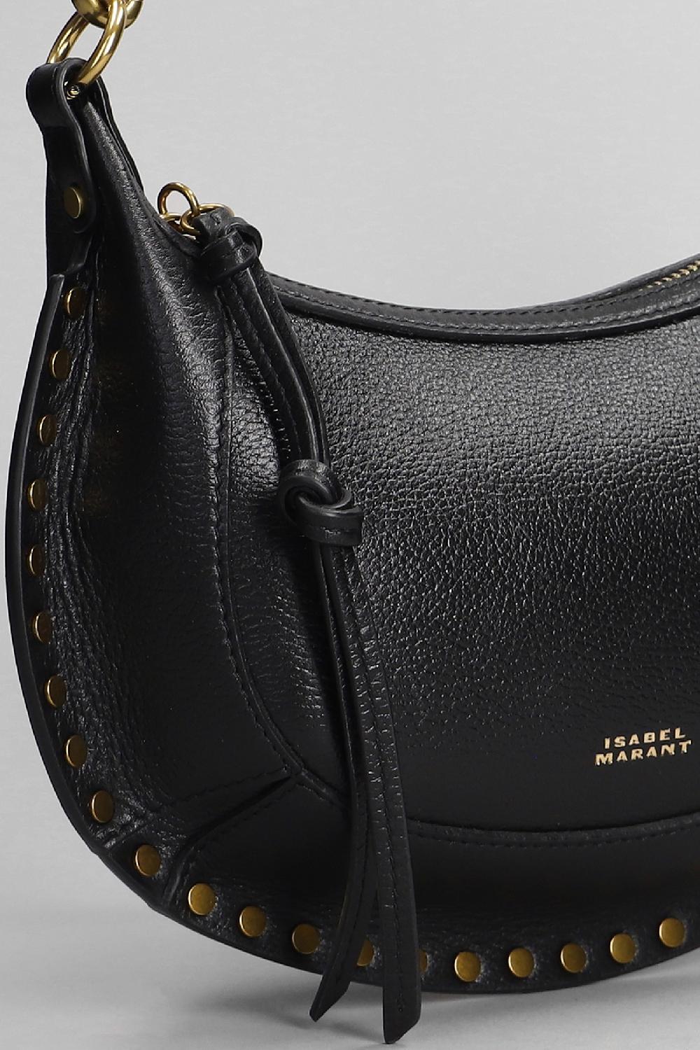 Deliberti Isabel Marant Borsa A Spalla Oskan Moon In Pelle Nera Cod. 402758 - Deliberti The Luxury Shopping