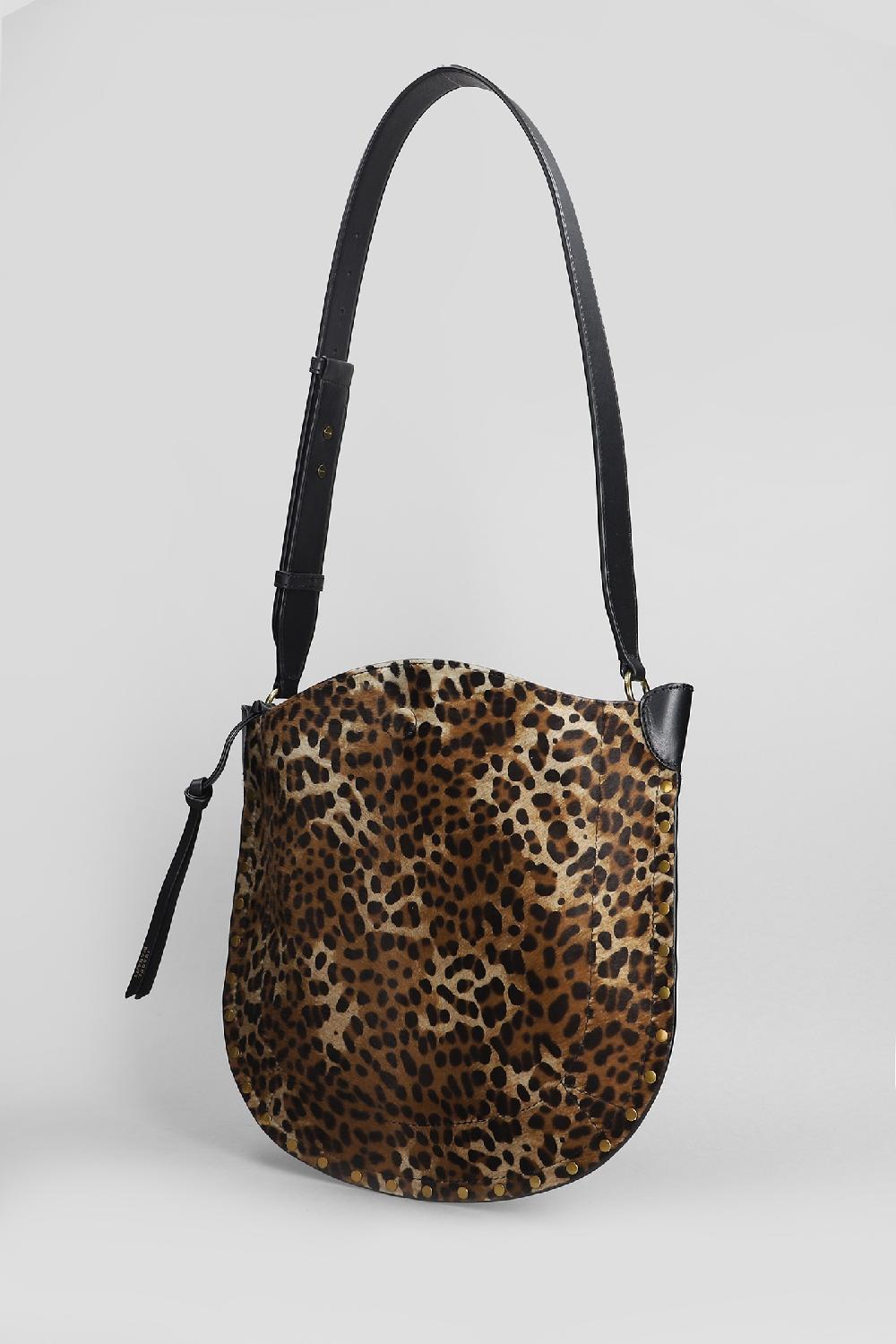 Deliberti Isabel Marant Borsa A Spalla Oskan Soft In Cavallino Animalier Cod. 405211 - Deliberti The Luxury Shopping
