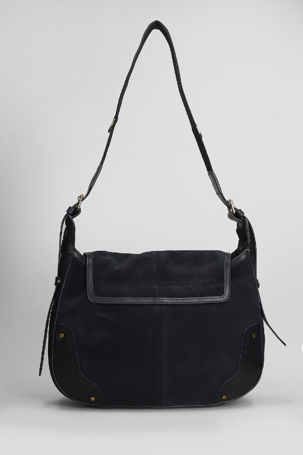 Deliberti Isabel Marant Borsa A Spalla Sierra Shoulder In Camoscio Nero Cod. 407748 - Deliberti The Luxury Shopping