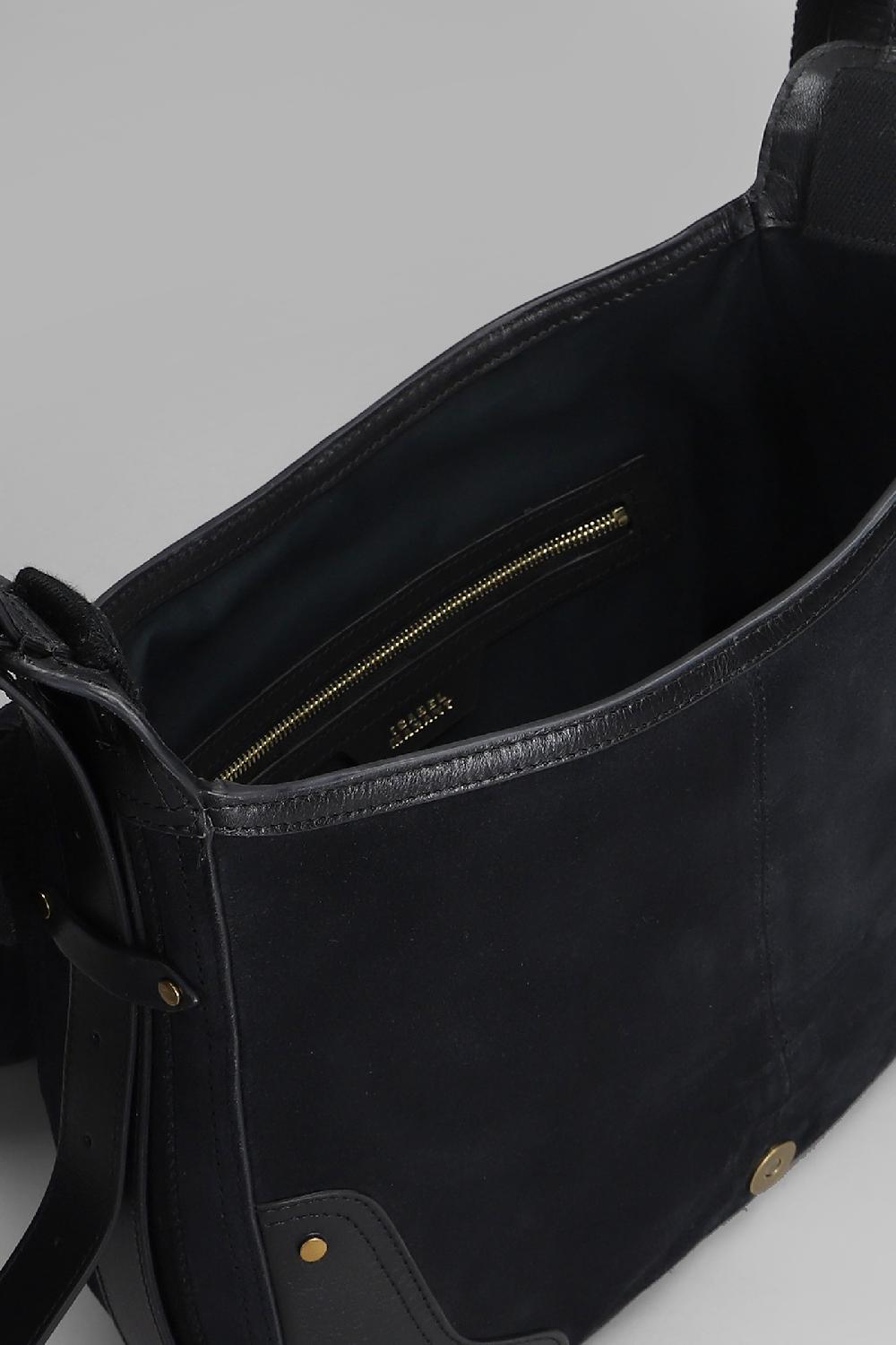 Deliberti Isabel Marant Borsa A Spalla Sierra Shoulder In Camoscio Nero Cod. 407748 - Deliberti The Luxury Shopping