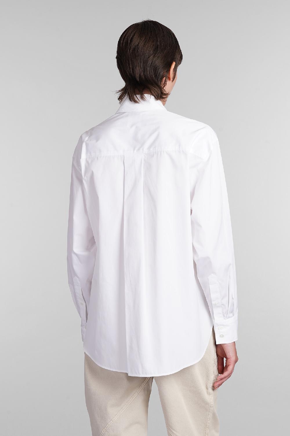 Deliberti Isabel Marant Camicia Fabrizia In Cotone Bianco Cod. 402733 - Deliberti The Luxury Shopping