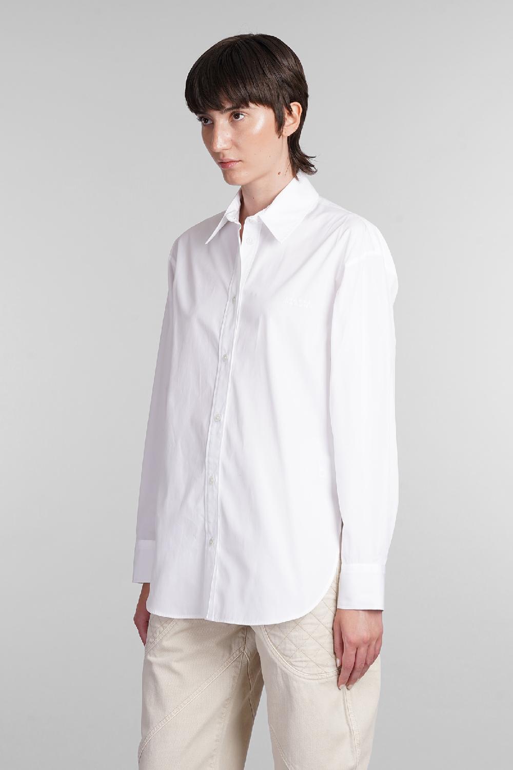 Deliberti Isabel Marant Camicia Fabrizia In Cotone Bianco Cod. 402733 - Deliberti The Luxury Shopping