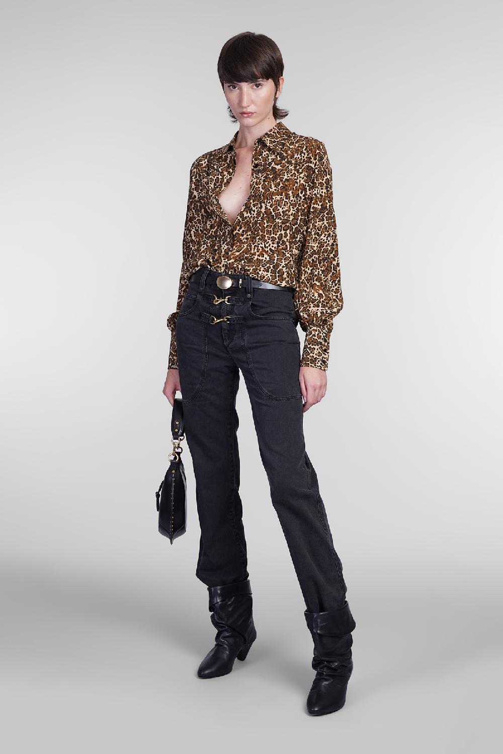 Deliberti Isabel Marant Camicia Teysa In Seta Animalier Cod. 405932 - Deliberti The Luxury Shopping
