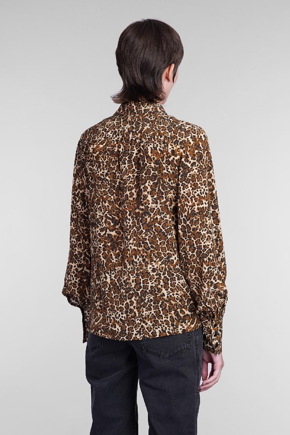 Deliberti Isabel Marant Camicia Teysa In Seta Animalier Cod. 405932 - Deliberti The Luxury Shopping