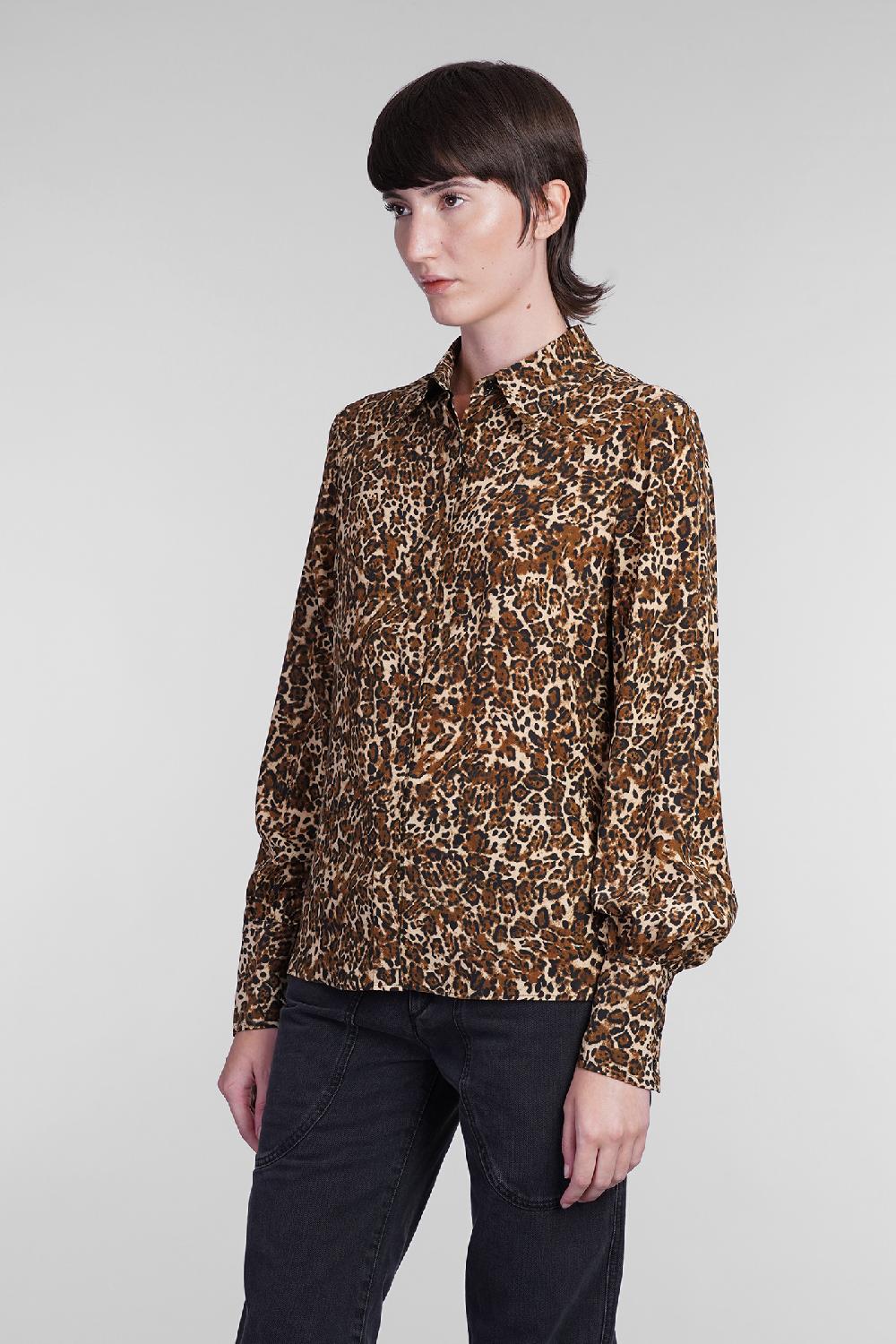 Deliberti Isabel Marant Camicia Teysa In Seta Animalier Cod. 405932 - Deliberti The Luxury Shopping