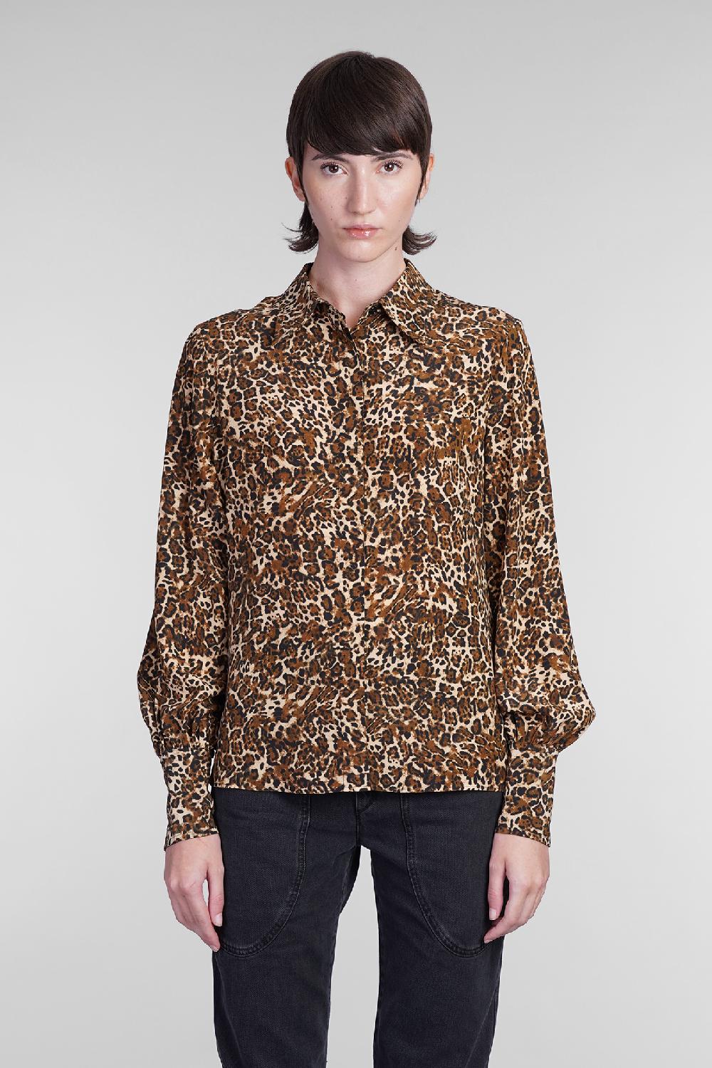 Deliberti Isabel Marant Camicia teysa in seta animalier cod. 405932 - Deliberti The Luxury Shopping