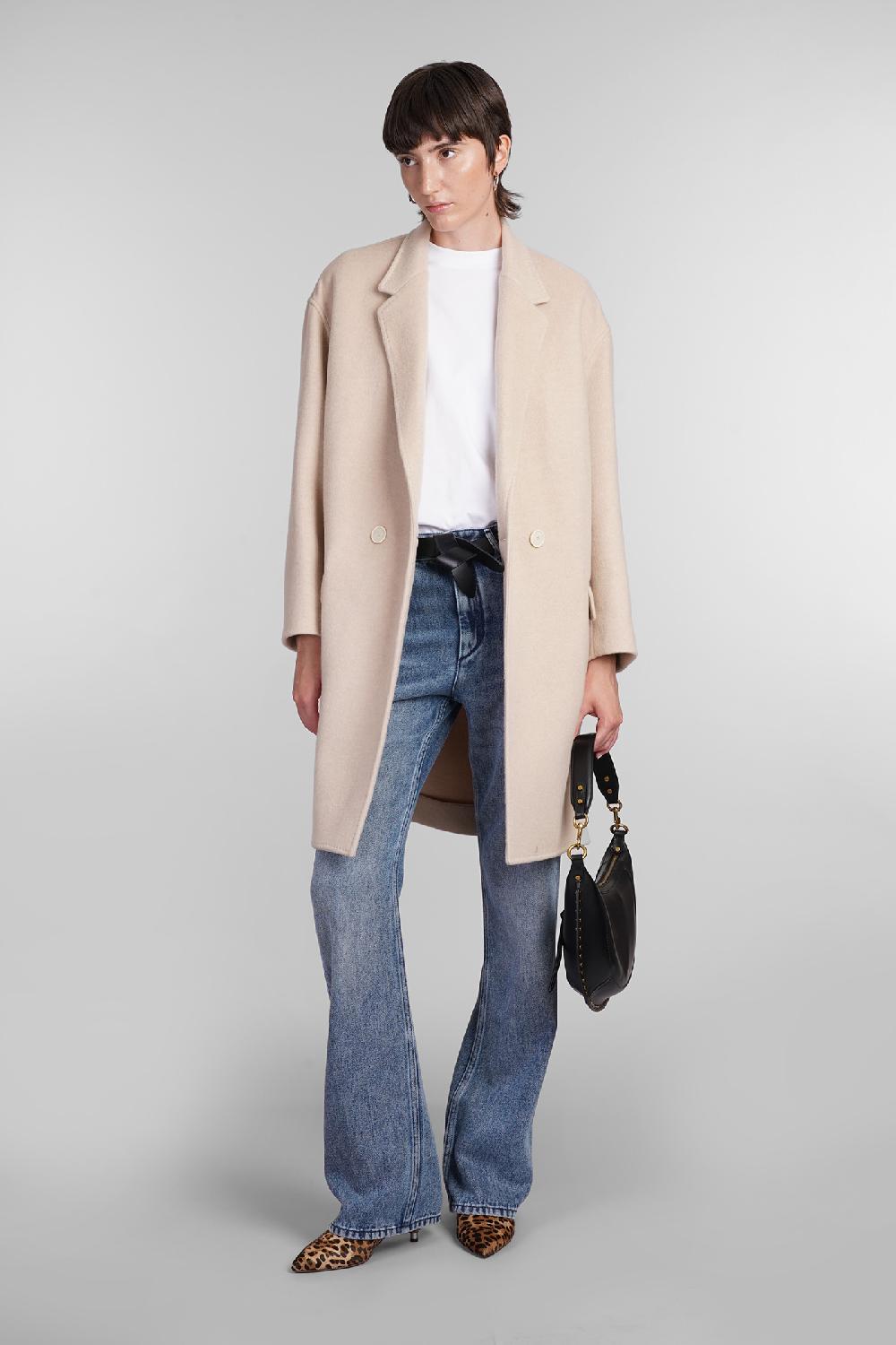 Deliberti Isabel Marant Cappotto Efegozi In Lana Beige Cod. 405188 - Deliberti The Luxury Shopping