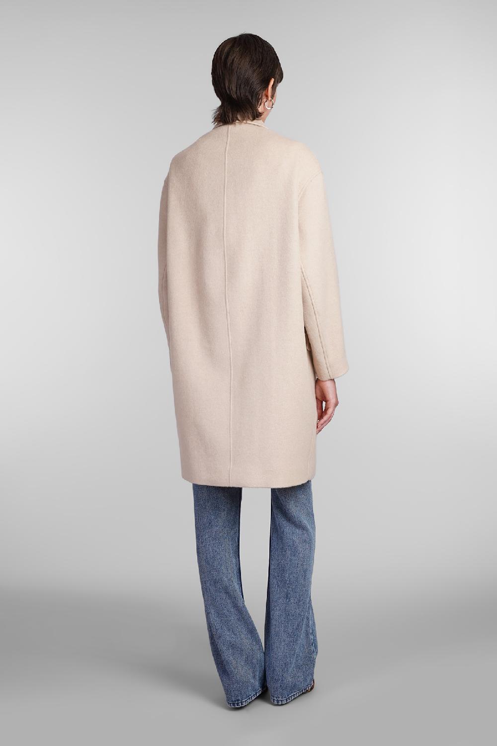 Deliberti Isabel Marant Cappotto Efegozi In Lana Beige Cod. 405188 - Deliberti The Luxury Shopping